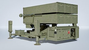 NASAMS Air Defence System 3D model
