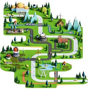 3D Game City 2024