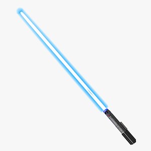 Star Wars Luke Skywalker Lightsaber Used 3D Model