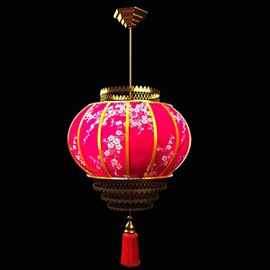 Chinese Red Lantern 3D model