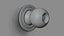 3D 3 Door Knobs