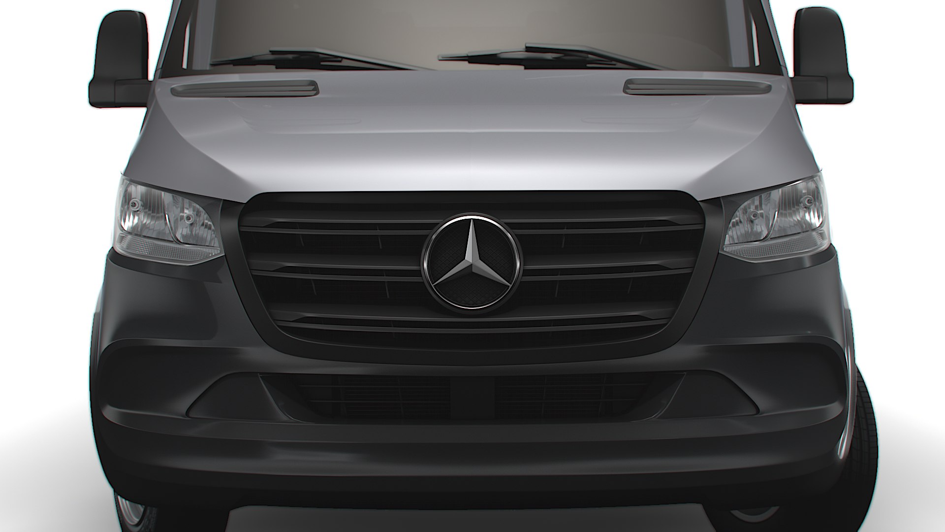 Mercedes Benz Sprinter Luton Curtain Sider 2023 Model - TurboSquid 2055905