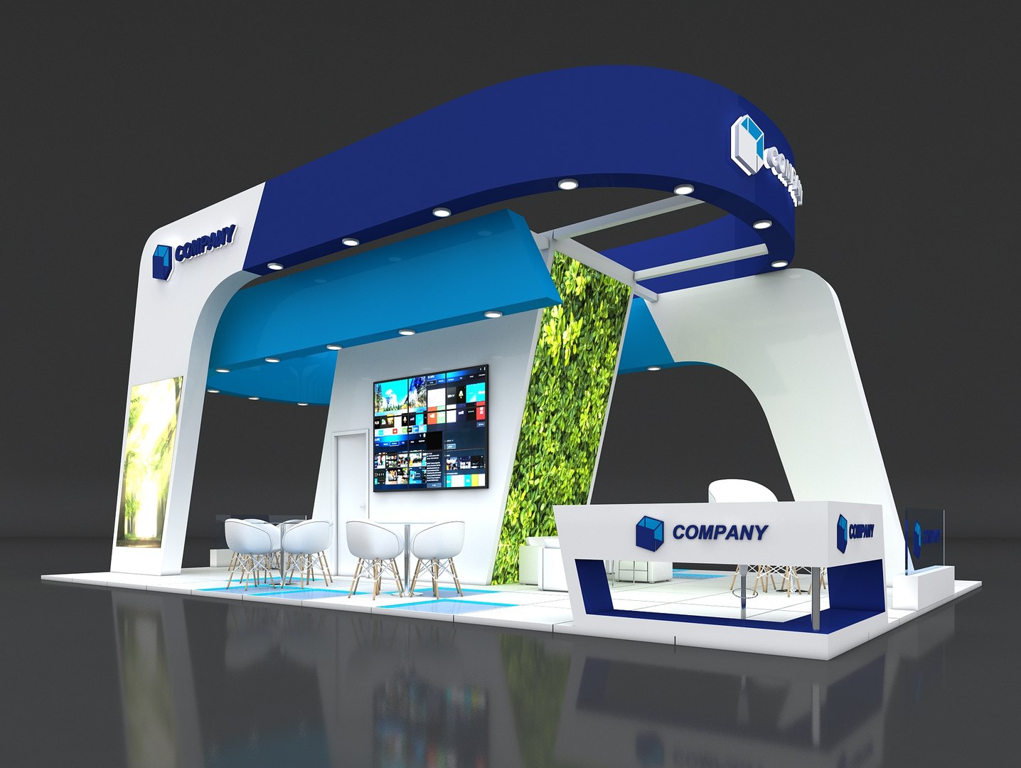 3D Exhibit Stand Stall - TurboSquid 1623150