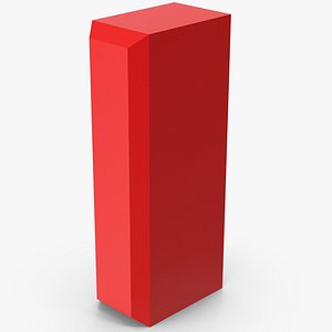 Red Letter I 3D model