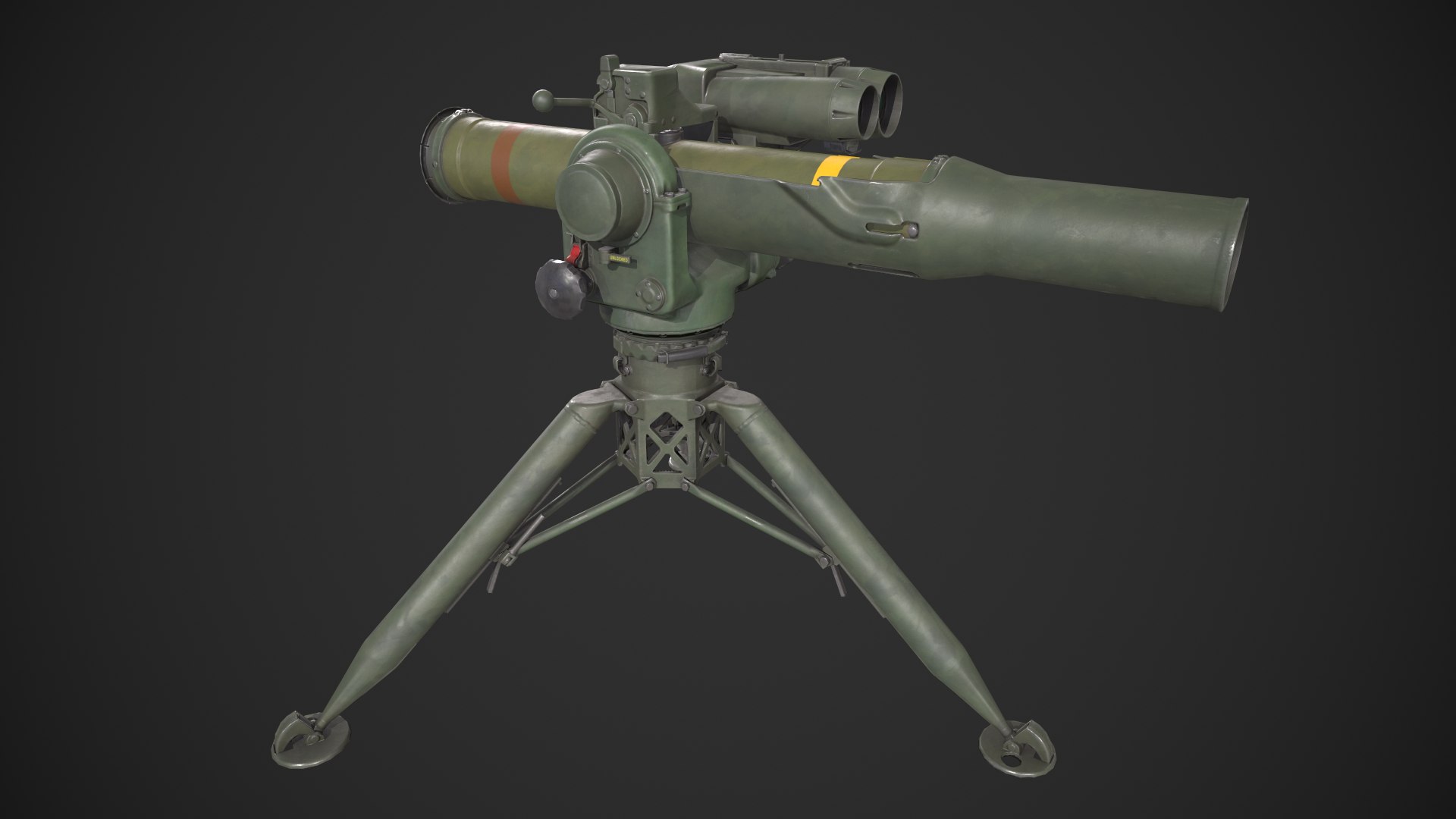 BGM-71 TOW ATGM 3D - TurboSquid 2114029