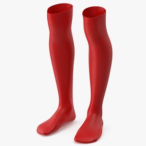 Socks Red 3D