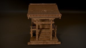 Japonese Small Temple 3D model
