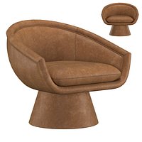Rocha Leather Swivel Chair