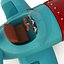 stylized cartoon plane 3d model