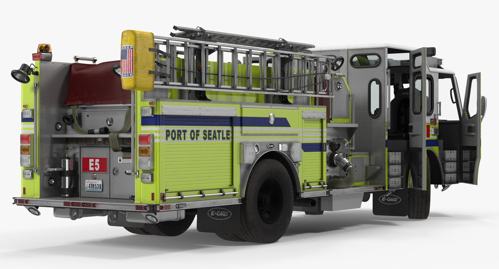 3d Department E-one Quest Pumper Model