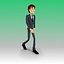 Rigged Cartoon Man 05 Handsome Guy