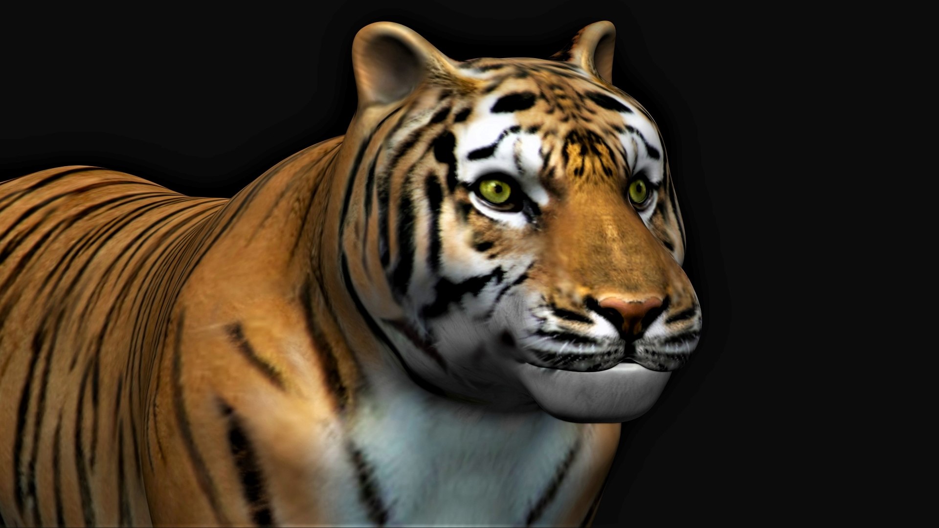 Tigre modèle 3D $149 - .3ds .c4d .fbx .ma .obj .max .unitypackage .upk  .gltf .usd - Free3D