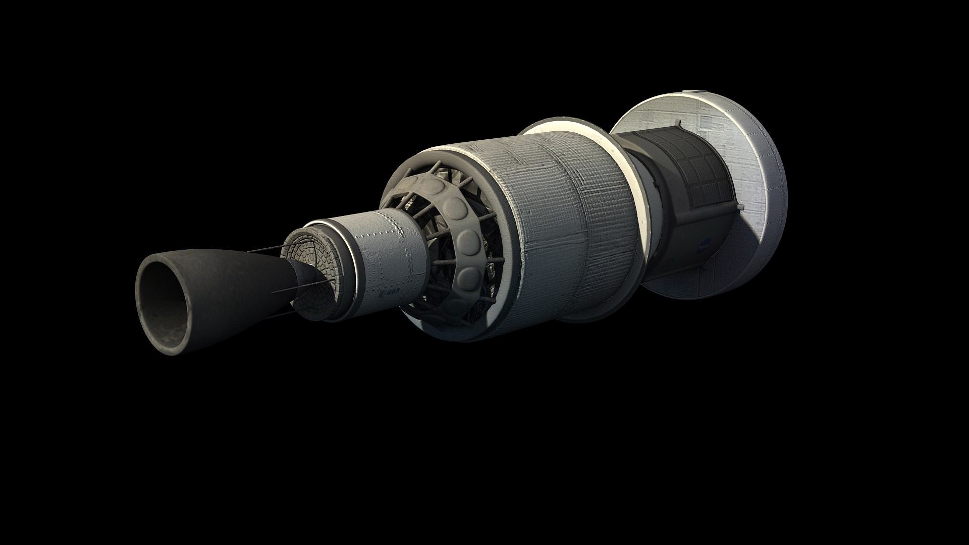 Orion Spacecraft Model - TurboSquid 2248441