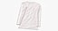 Long Sleeve Flat Female Crew Neck Pose 02 Blank and Branded