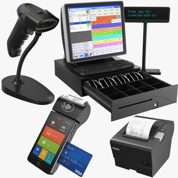 3D model Full Cash Register Collection