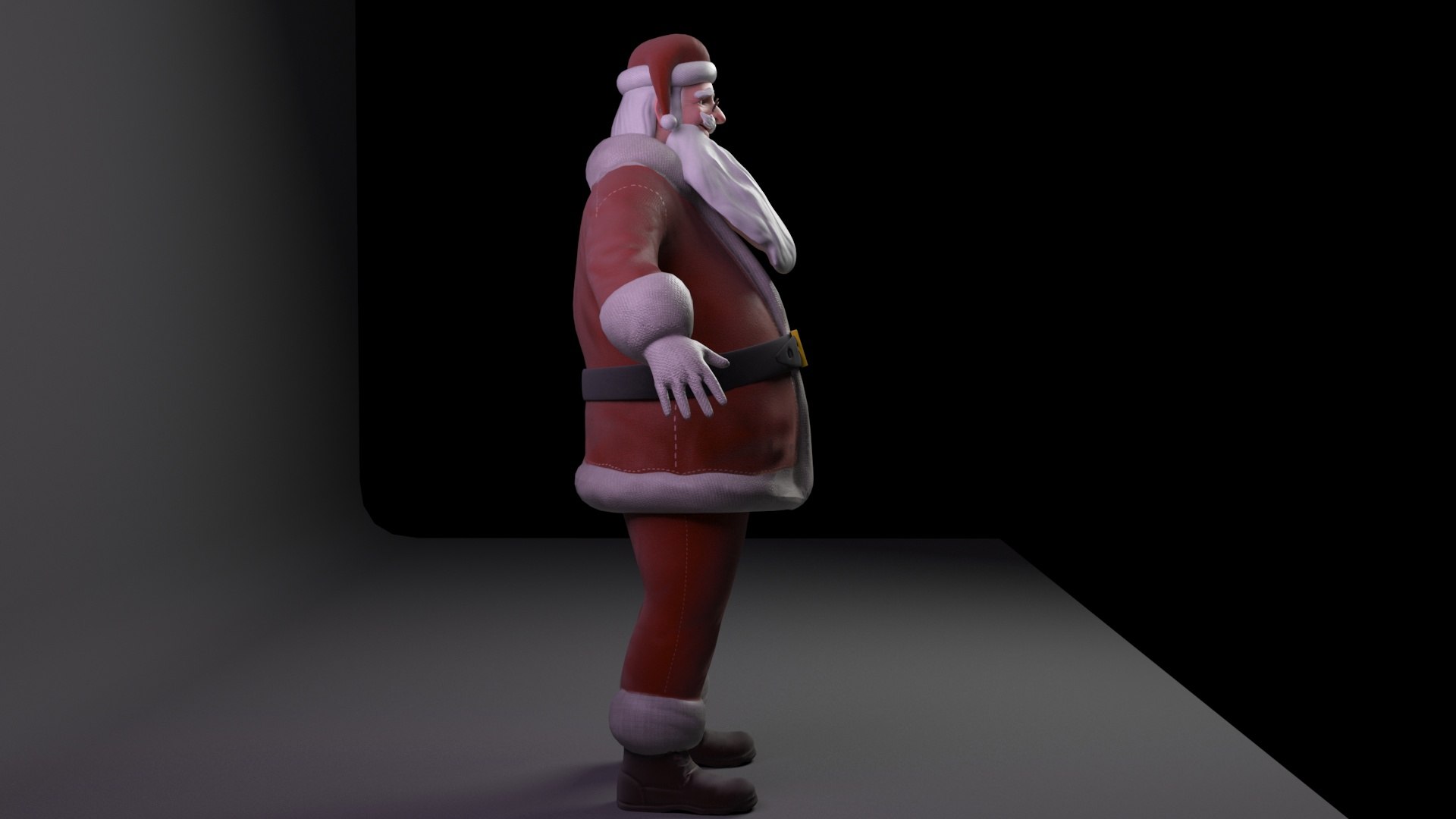 3D Cartoon Santa Claus Rig Model - TurboSquid 1479886