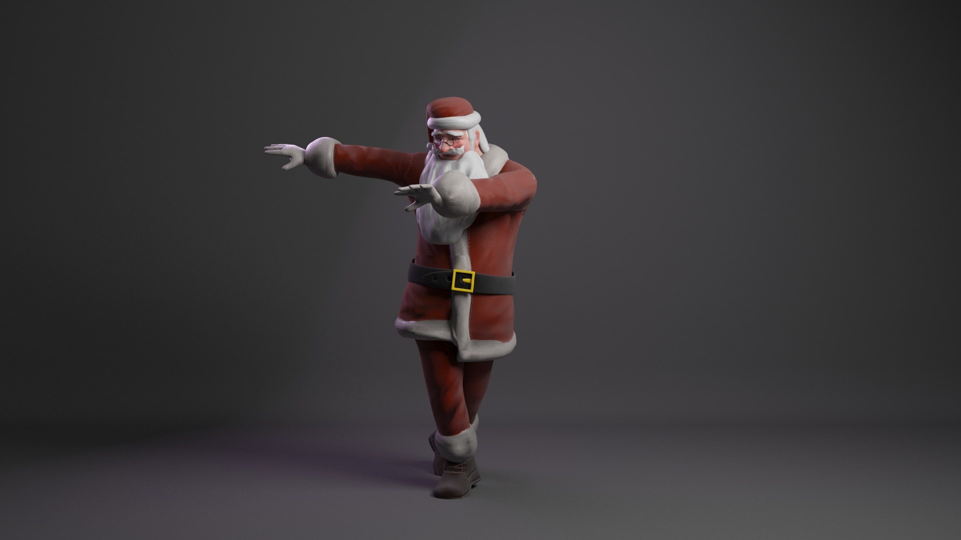 3D Cartoon Santa Claus Rig Model - TurboSquid 1479886