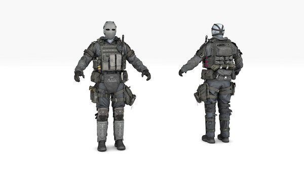 3D Soldier 2 - TurboSquid 2038539