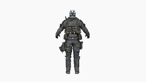 3D Soldier 2 - TurboSquid 2038539