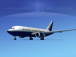 3D airline boeing 767 767-200er model