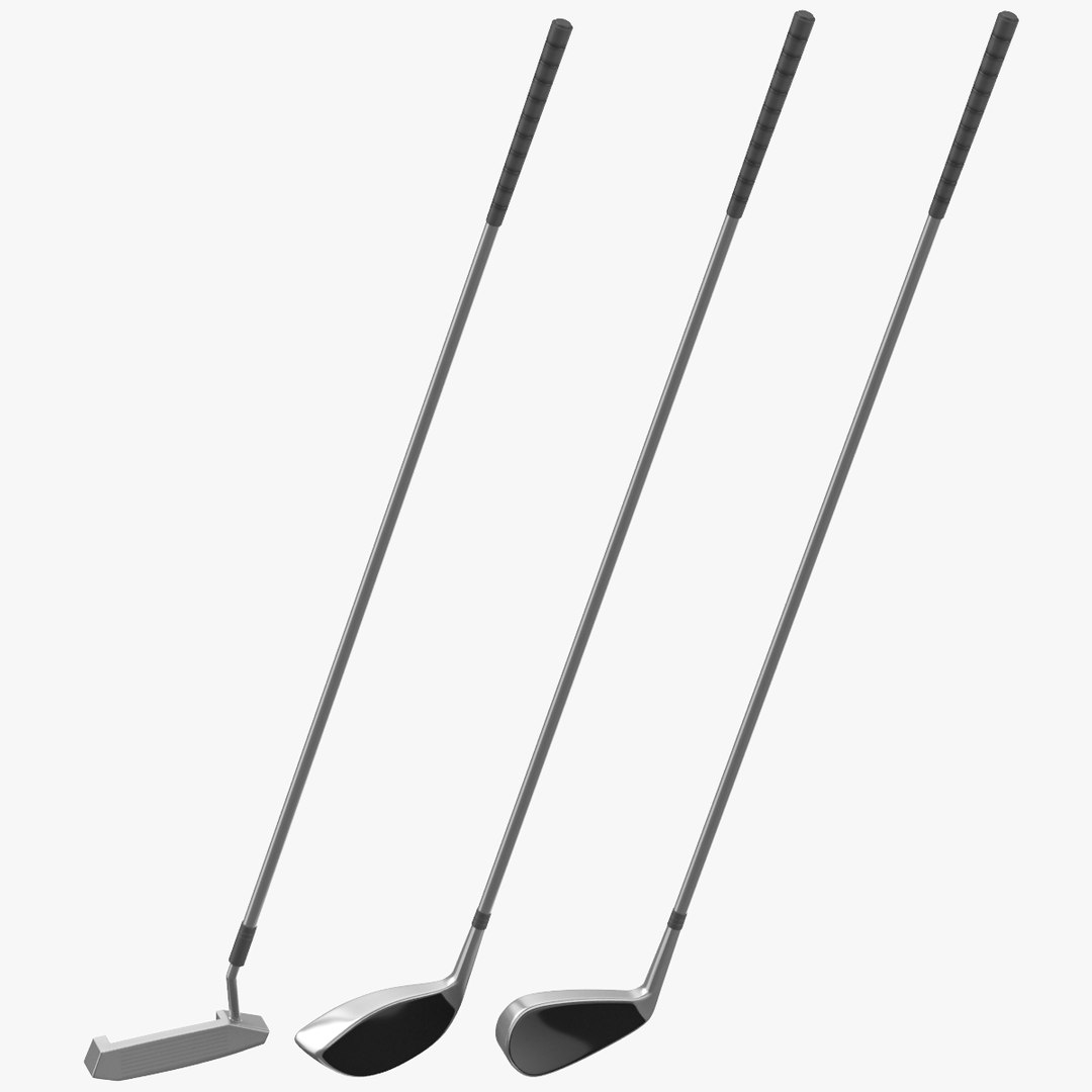3D model Golf Irons Set TurboSquid 1986356