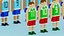 Giocatori di pallacanestro Voxel