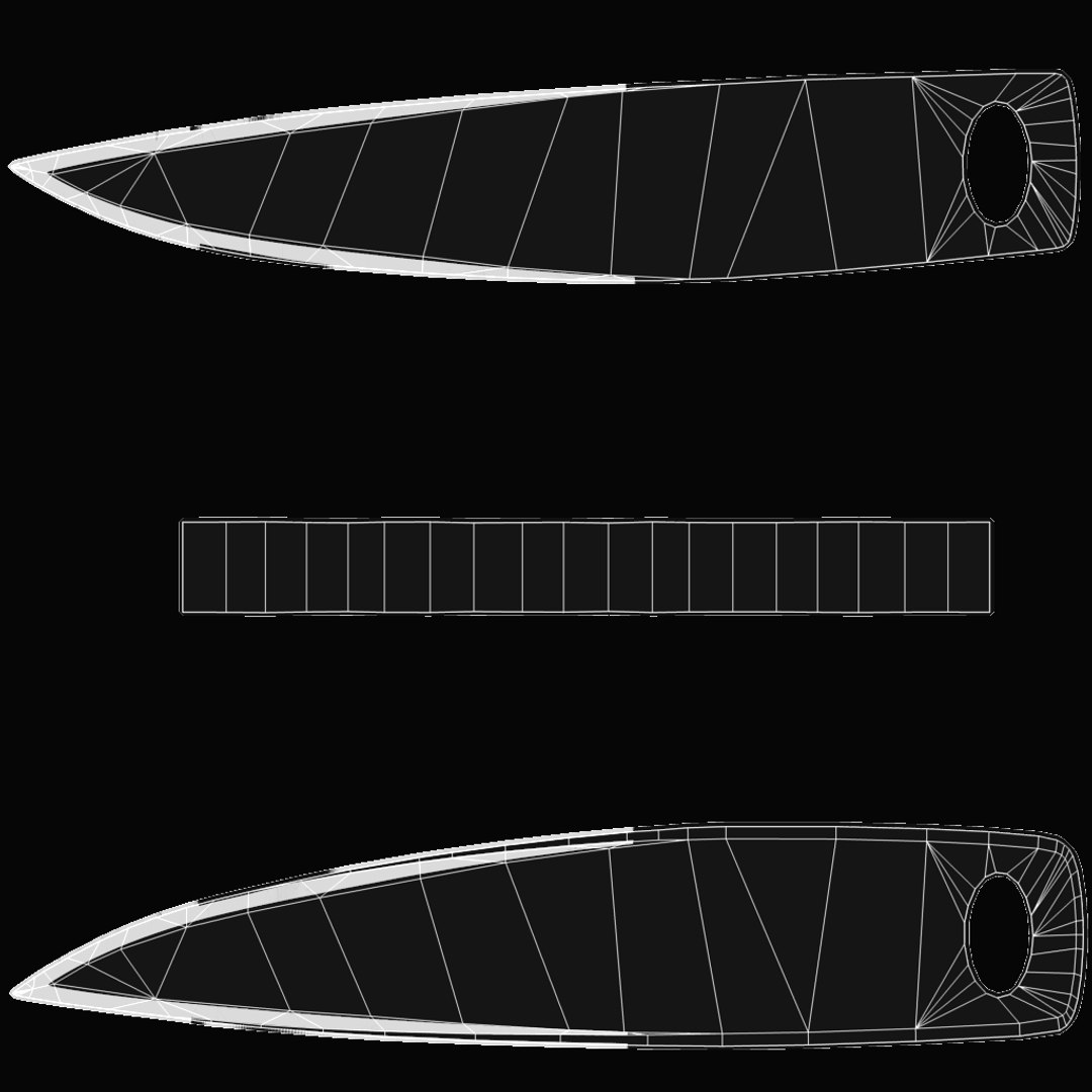 Throwing knife 2 model - TurboSquid 1447575