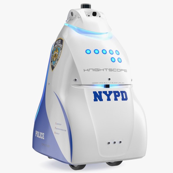 Autonomer Sicherheitsroboter NYPD K5 3D-Modell TurboSquid 2169035