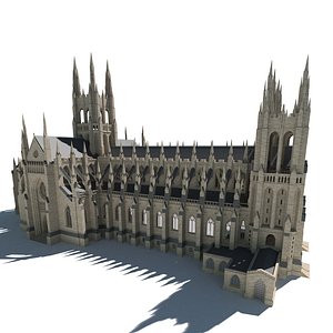3D model cathedral