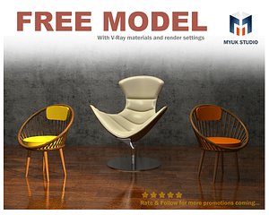 Free Chair 3D Models For Download | TurboSquid