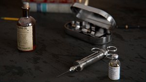 3D model Old Syringe 3d Scene