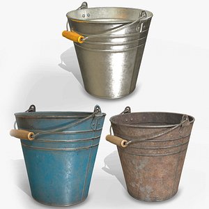 Bucket PBR 3D