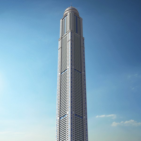 3d princess tower residential building