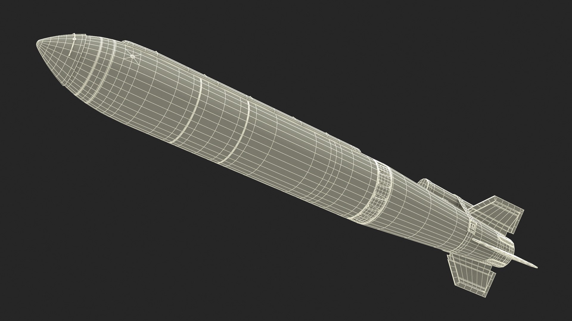 3D Nuclear Bomb WE177 model - TurboSquid 2112766