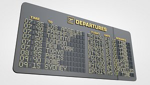 Departure Information Board