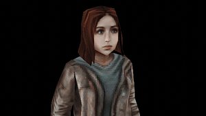 3D PS1  N64 Female Character 2 Michelle