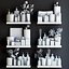 shelves decor cosmetics 3D