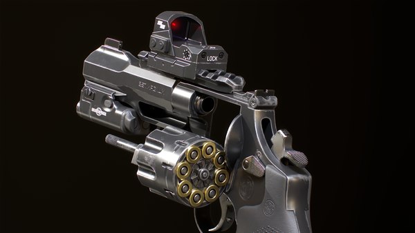 スミスアンドウェッソンr8リボルバー3Dモデル - TurboSquid 1827152 スミスアンドウェッソンr8リボルバー3Dモデル - TurboSquid 1827152