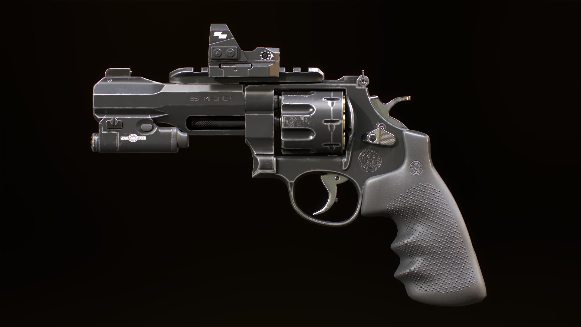 3D Smith And Wesson R8 Revolver - TurboSquid 1827152