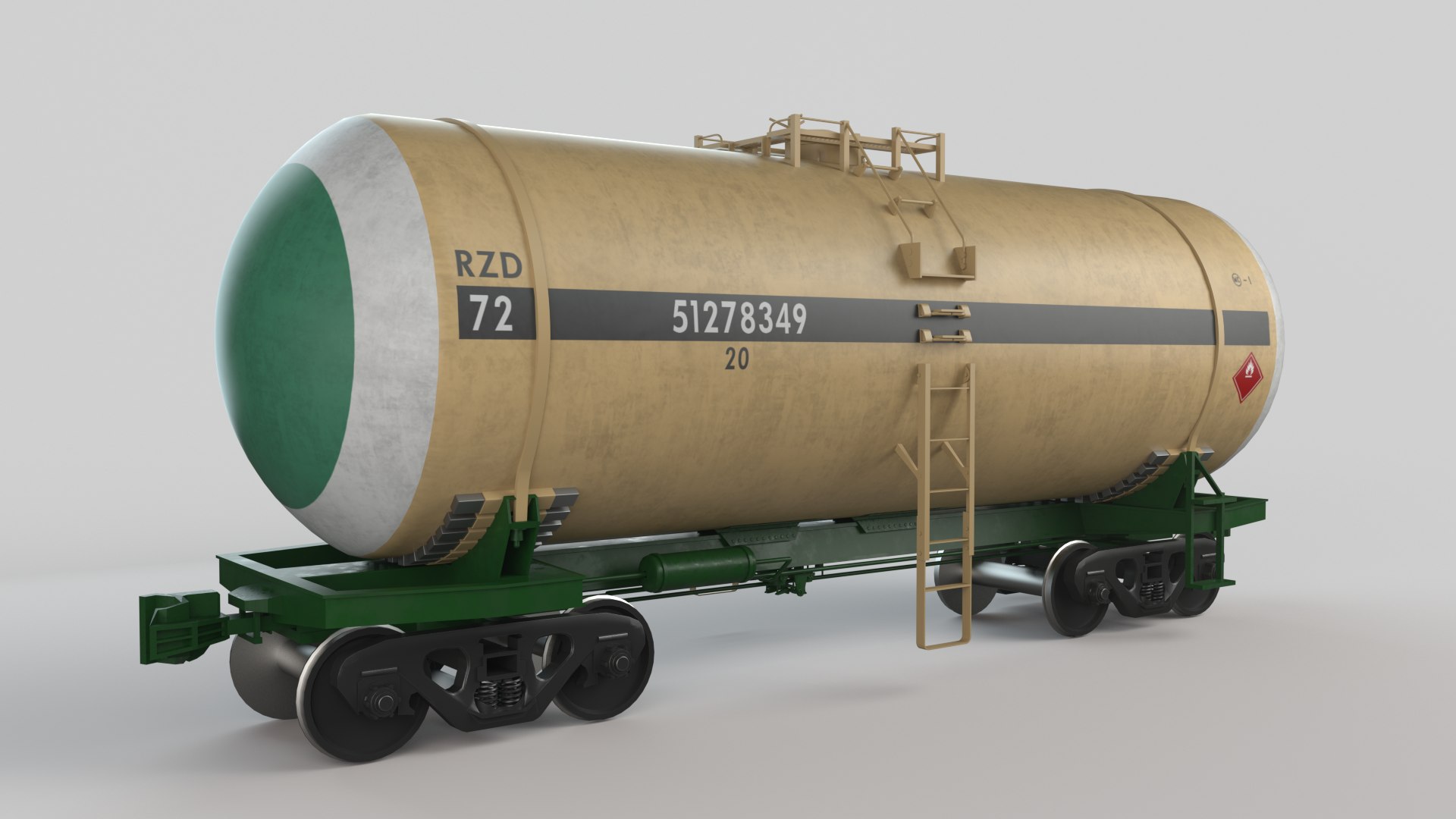 Railroad Tank Car Model TurboSquid 1484735