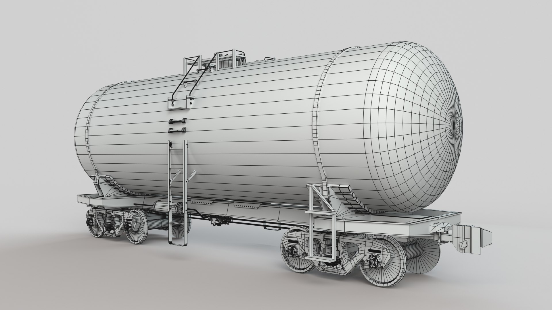 Railroad Tank Car Model TurboSquid 1484735