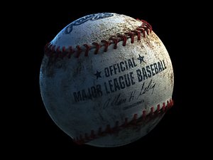 baseball 4k 3D model