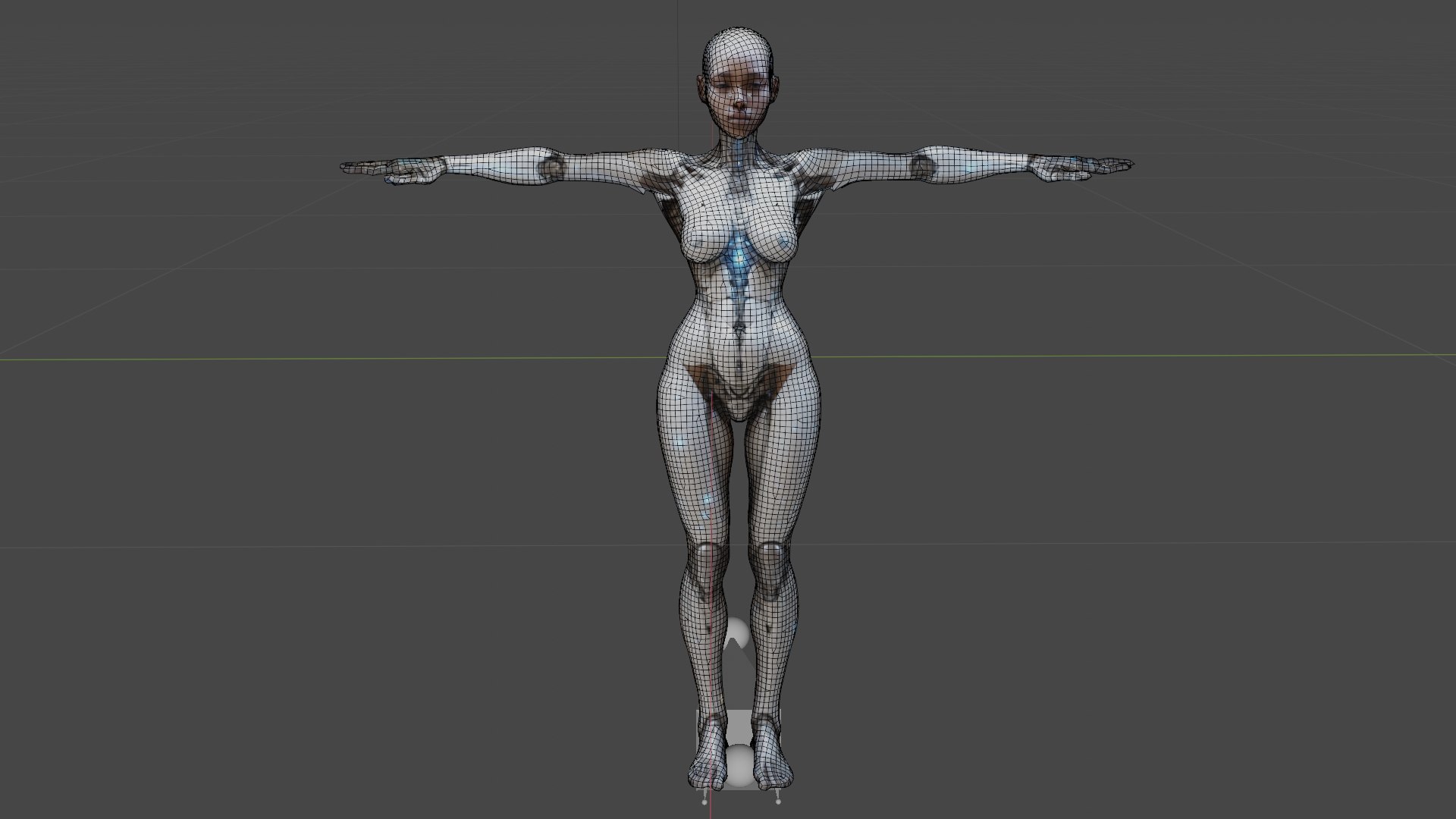 Android Female Character 3D - TurboSquid 2296671