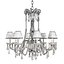 copelamp c-1008 clauiondias classic chandelier black crystal glass