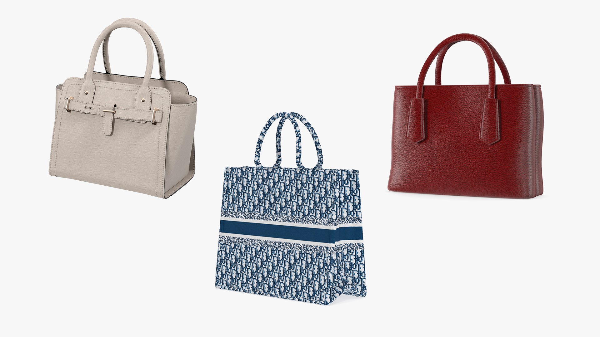 Women Handbags Collection 3D Model - TurboSquid 2124341