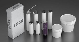 containers 3D model