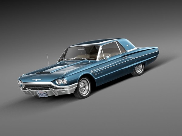 フォードサンダーバード1965クーペ3Dモデル - TurboSquid 677886