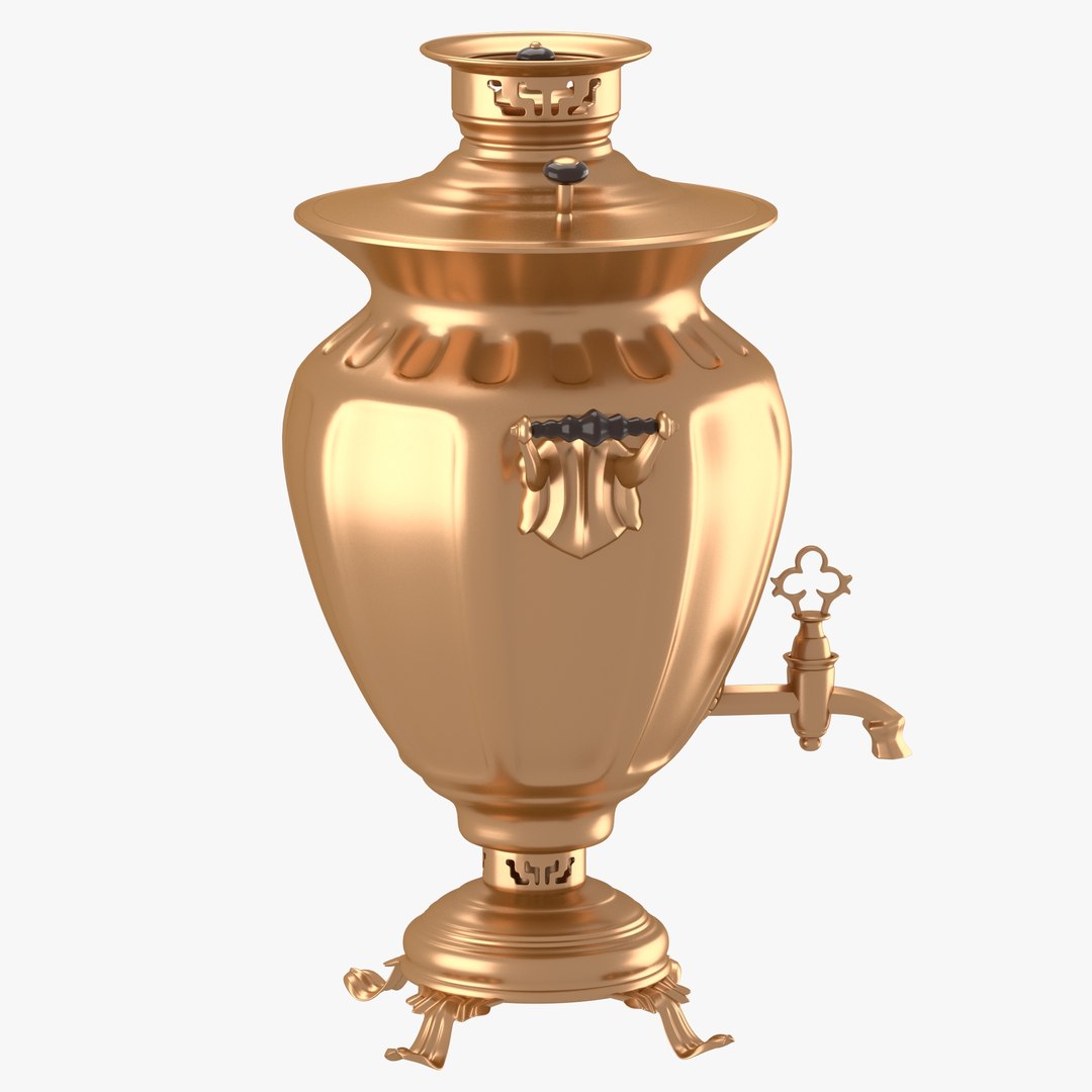 Decorated Samovar Handles Obj