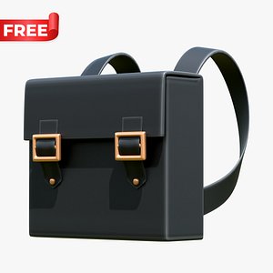 Classic Leather Satchel Backpack