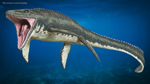 3D Mosasaurus Attack - TurboSquid 1918617